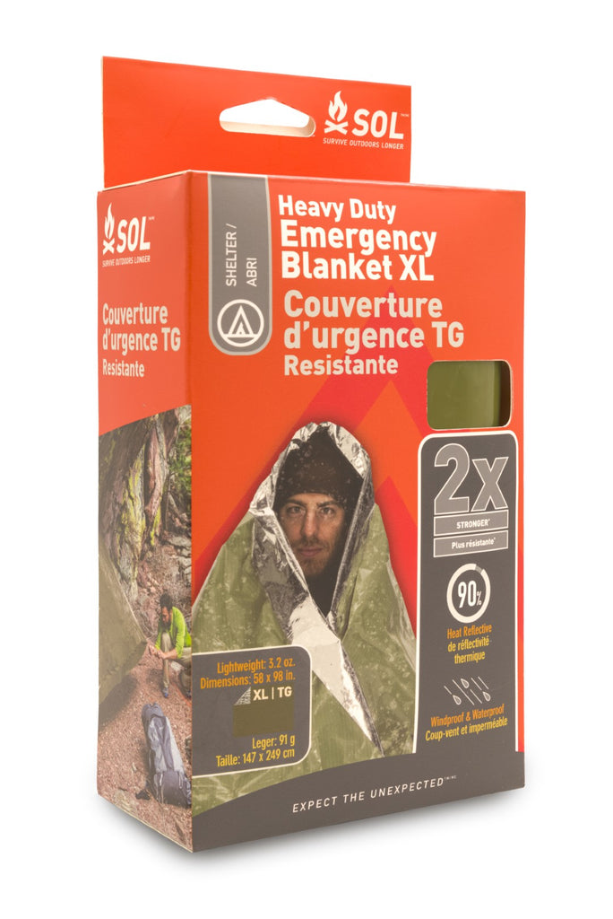 SOL Heavy Duty Emergency Blanket OD Green