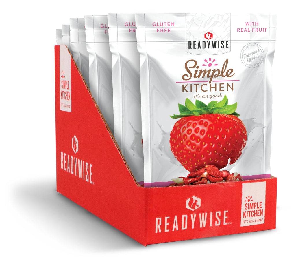 6 CT Case Simple Kitchen Strawberries & Yogurt